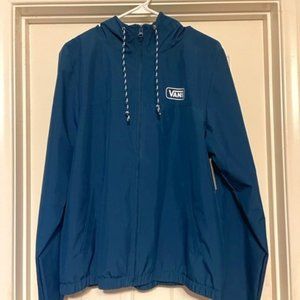 BRAND NEW W/TAGS - VANS Teal Windbreaker Jacket